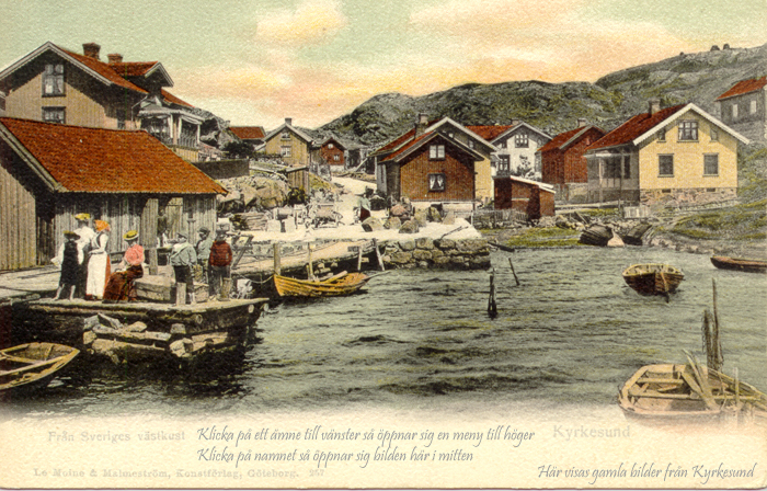 Kyrkesunds brygga före 1910